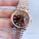 EW factory Replica Rolex Oyster Perpetual Datejust 2T Rose Gold Jubilee Chocolate Dial Watch 36MM (3)_th.jpg